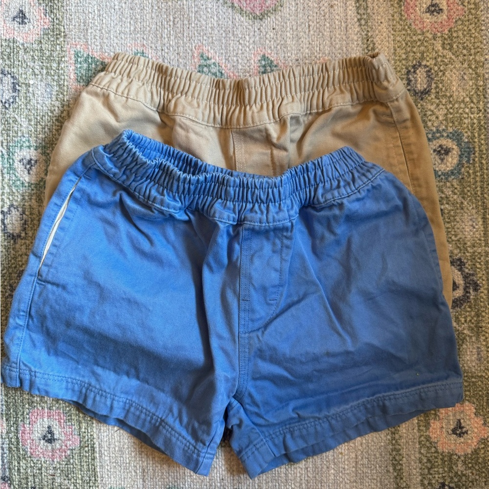 The Beaufort Bonnet Company Blue and Tan Sheffield Shorts size 7